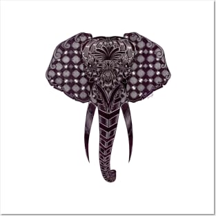 Masked Elephant Posters and Art